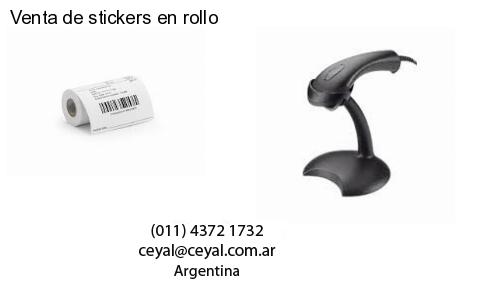 Venta de stickers en rollo