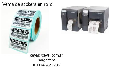 Venta de stickers en rollo