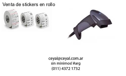 Venta de stickers en rollo