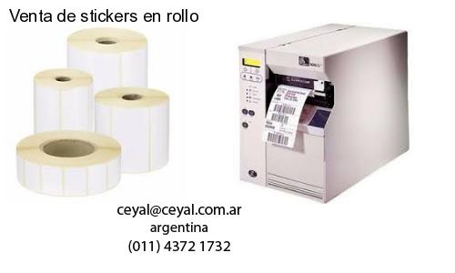 Venta de stickers en rollo