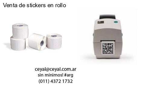 Venta de stickers en rollo