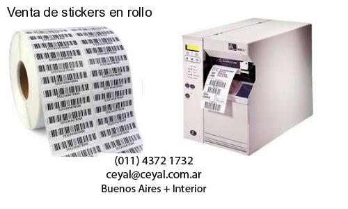 Venta de stickers en rollo
