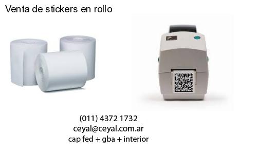 Venta de stickers en rollo