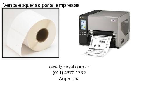 Venta etiquetas para  empresas
