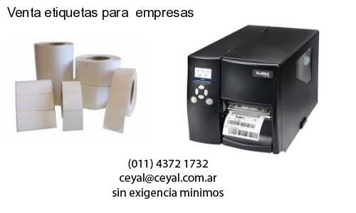 Venta etiquetas para empresas