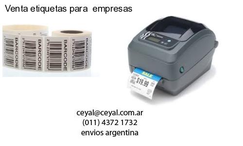 Venta etiquetas para  empresas