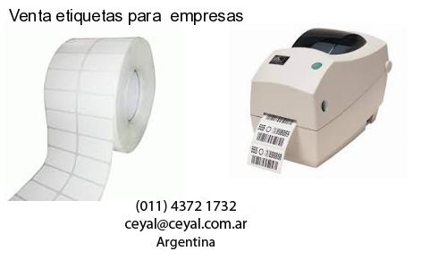 Venta etiquetas para empresas