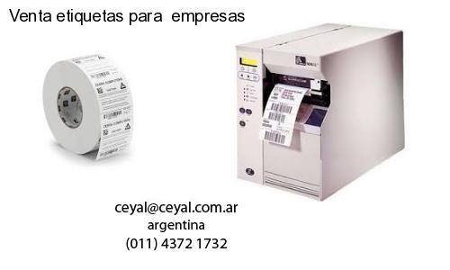 Venta etiquetas para  empresas