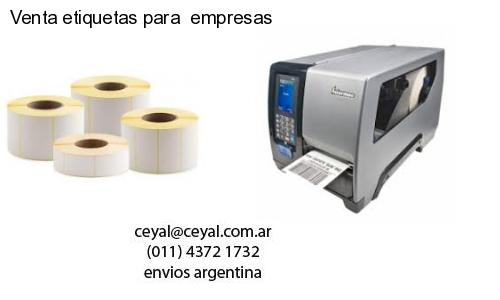 Venta etiquetas para  empresas