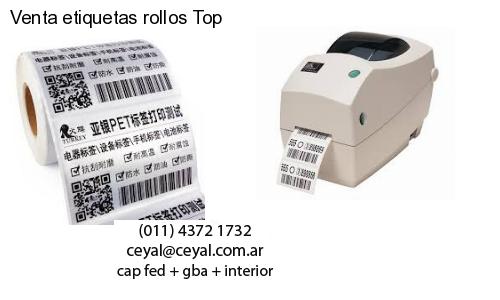 Venta etiquetas rollos Top
