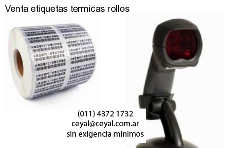 Venta etiquetas termicas rollos