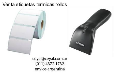 Venta etiquetas termicas rollos