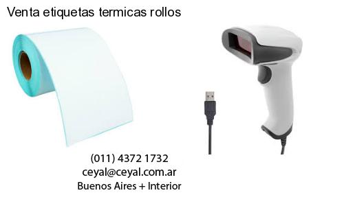 Venta etiquetas termicas rollos