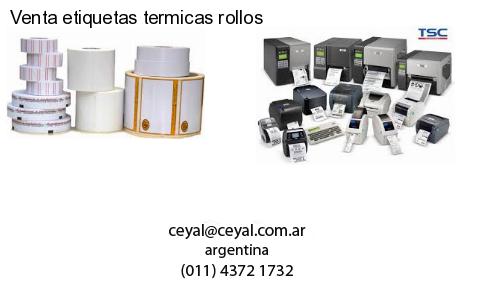Venta etiquetas termicas rollos