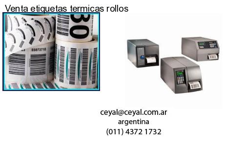 Venta etiquetas termicas rollos
