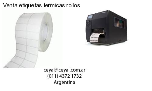 Venta etiquetas termicas rollos