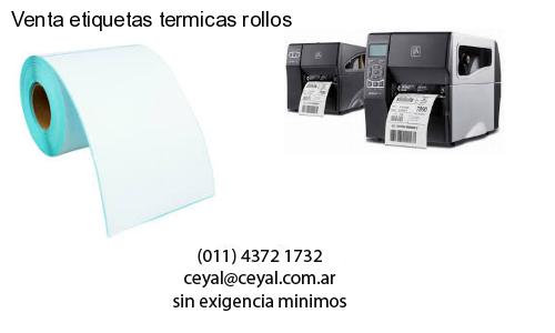 Venta etiquetas termicas rollos