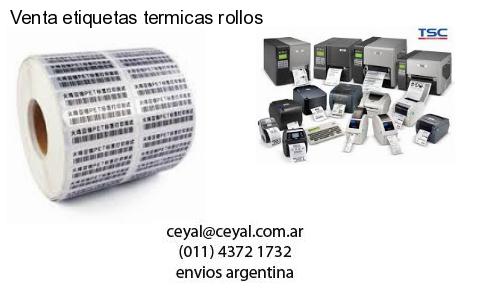 Venta etiquetas termicas rollos
