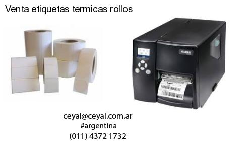 Venta etiquetas termicas rollos