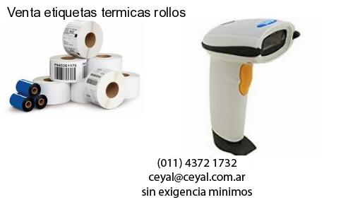 Venta etiquetas termicas rollos