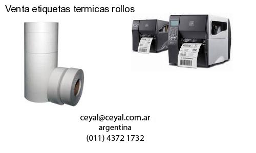Venta etiquetas termicas rollos