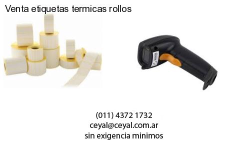Venta etiquetas termicas rollos