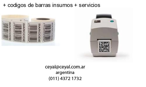   codigos de barras insumos   servicios