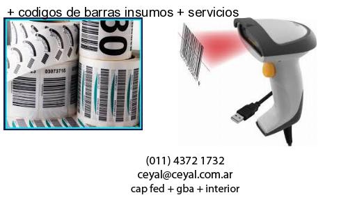   codigos de barras insumos   servicios