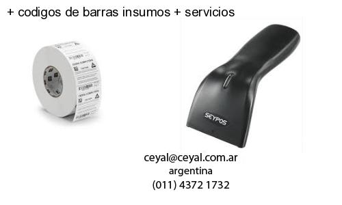   codigos de barras insumos   servicios