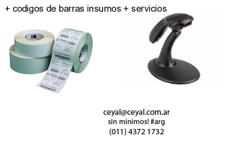   codigos de barras insumos   servicios