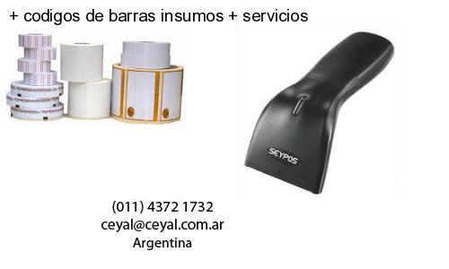   codigos de barras insumos   servicios