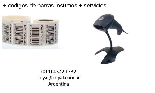   codigos de barras insumos   servicios