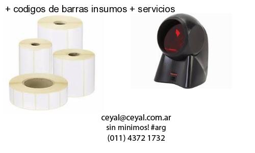   codigos de barras insumos   servicios