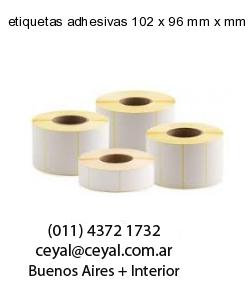 etiquetas adhesivas 102 x 96 mm x mm