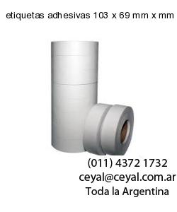 etiquetas adhesivas 103 x 69 mm x mm