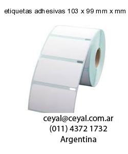 etiquetas adhesivas 103 x 99 mm x mm