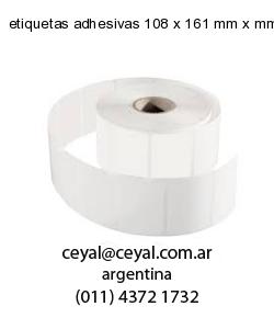 etiquetas adhesivas 108 x 161 mm x mm