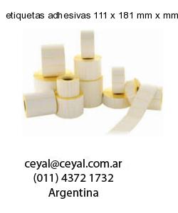 etiquetas adhesivas 111 x 181 mm x mm