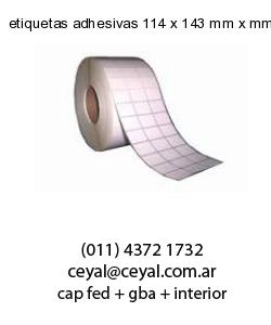 etiquetas adhesivas 114 x 143 mm x mm