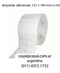 etiquetas adhesivas 121 x 184 mm x mm