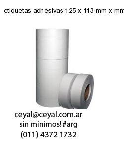 etiquetas adhesivas 125 x 113 mm x mm