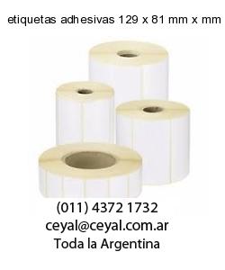 etiquetas adhesivas 129 x 81 mm x mm