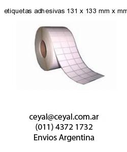 etiquetas adhesivas 131 x 133 mm x mm