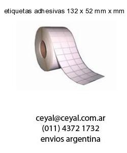 etiquetas adhesivas 132 x 52 mm x mm