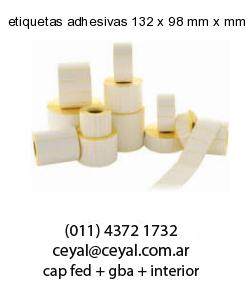 etiquetas adhesivas 132 x 98 mm x mm