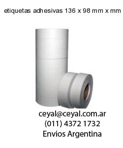 etiquetas adhesivas 136 x 98 mm x mm
