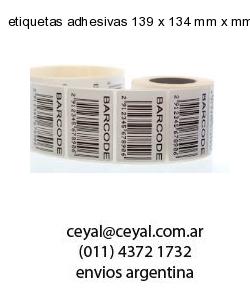 etiquetas adhesivas 139 x 134 mm x mm