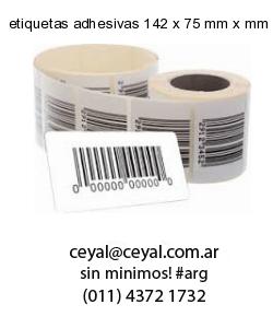 etiquetas adhesivas 142 x 75 mm x mm