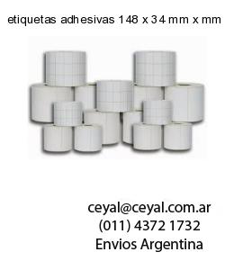 etiquetas adhesivas 148 x 34 mm x mm
