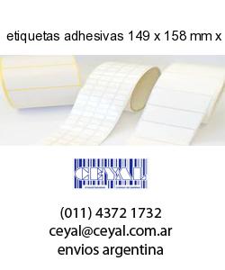 etiquetas adhesivas 149 x 158 mm x mm